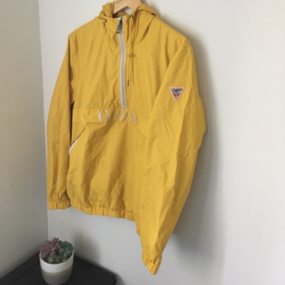 Yellow guess windbreaker Clearance